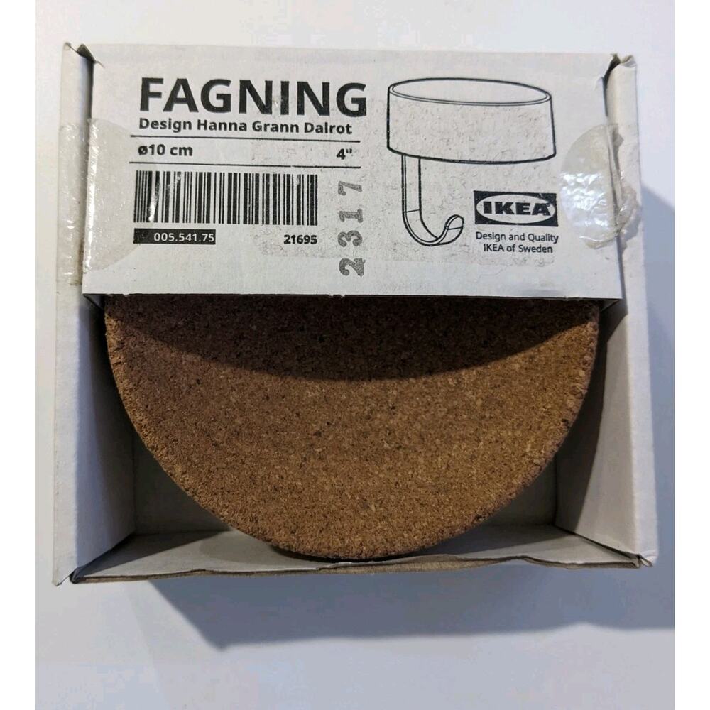 Ikea FAGNING Portable table hook Cork NIB